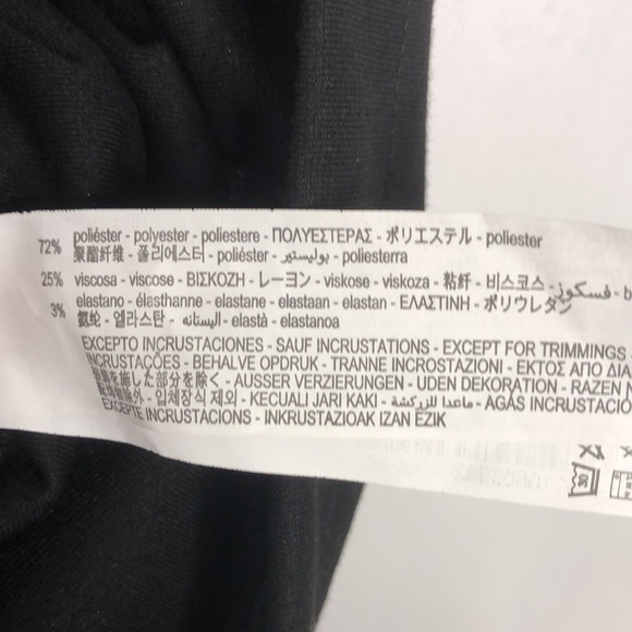 NWT ZARA LITTLE BLACK SLEEVELESS DRESS WITH JEWELED BUTTONS SIZE LARGE - Picture 5 of 6